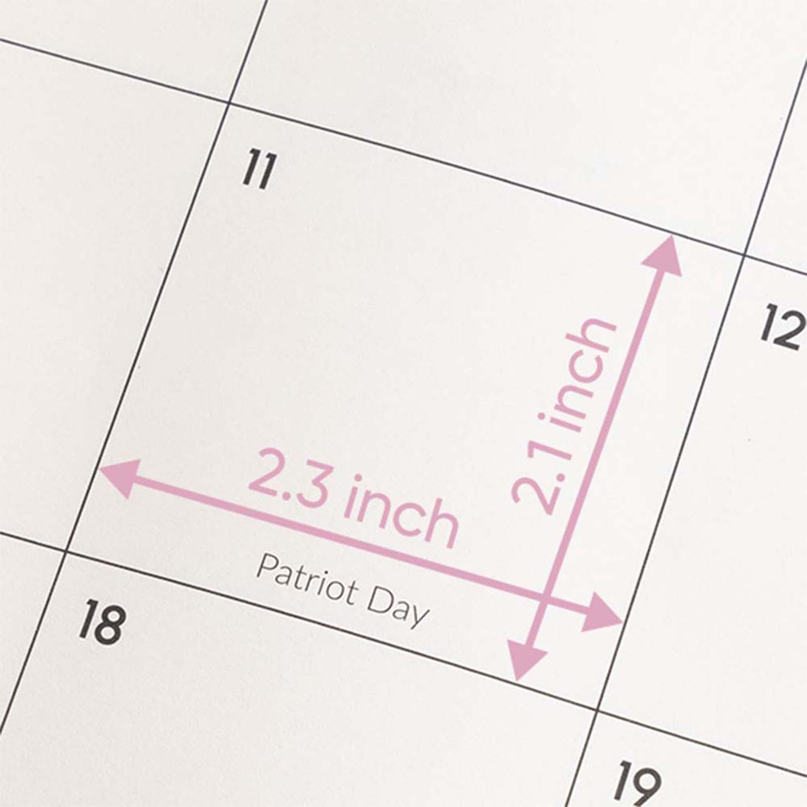 Cabbrix®, Jul 2024-Dec 2025 Desk Calendar, Large, 21"L×16.5"W, Pastoral Style, Pink