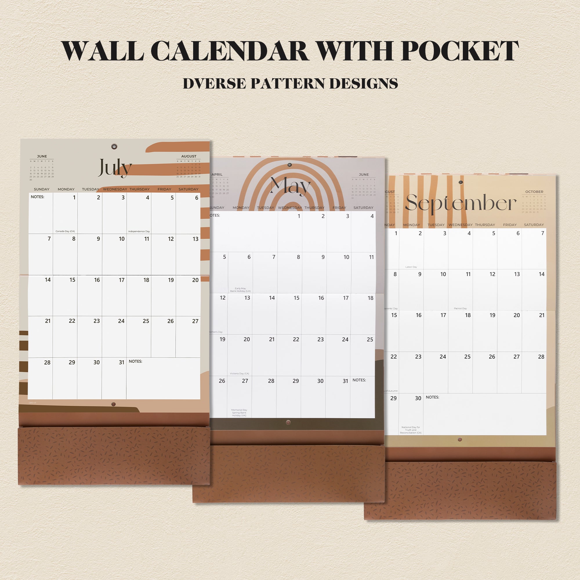 Jul 2024-Jun 2025 Wall Calendar