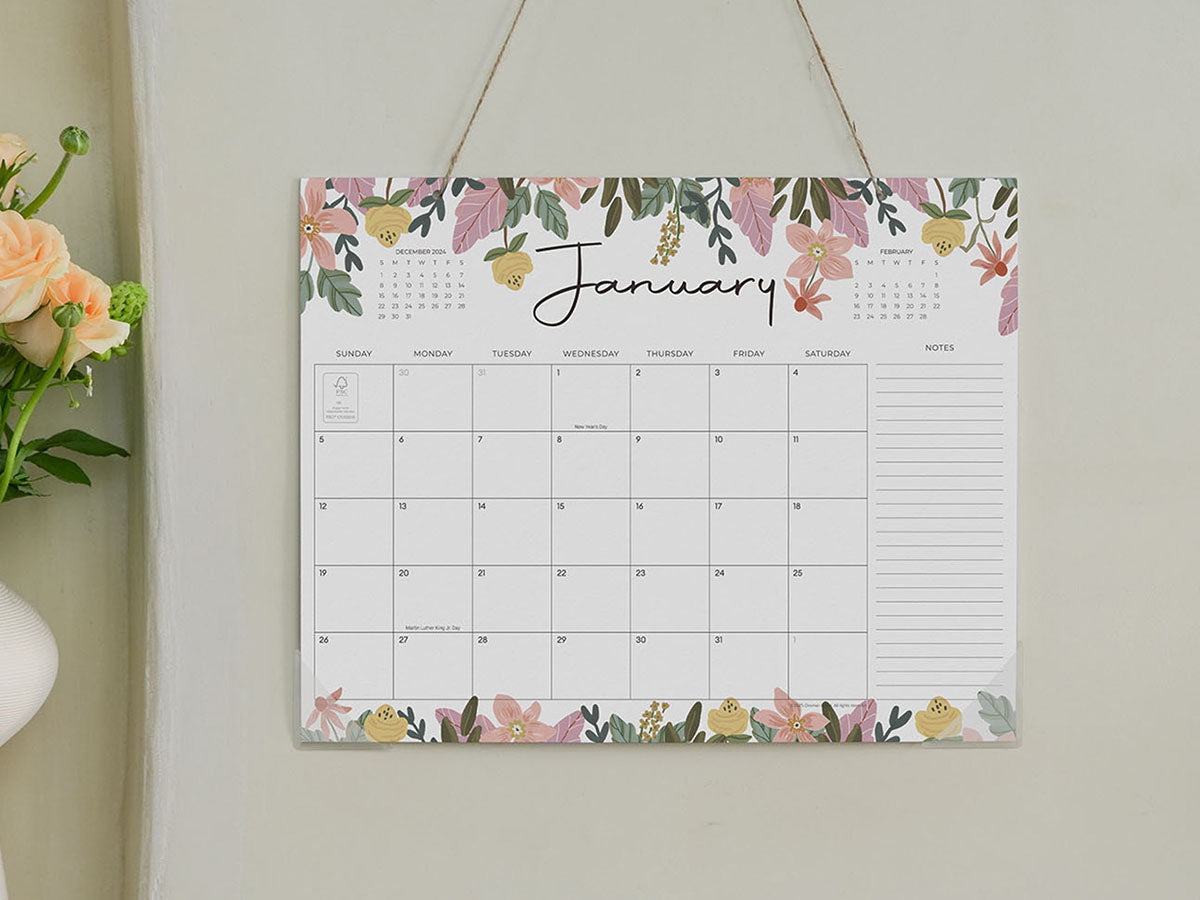 15" × 12" Inches Desk Calendar