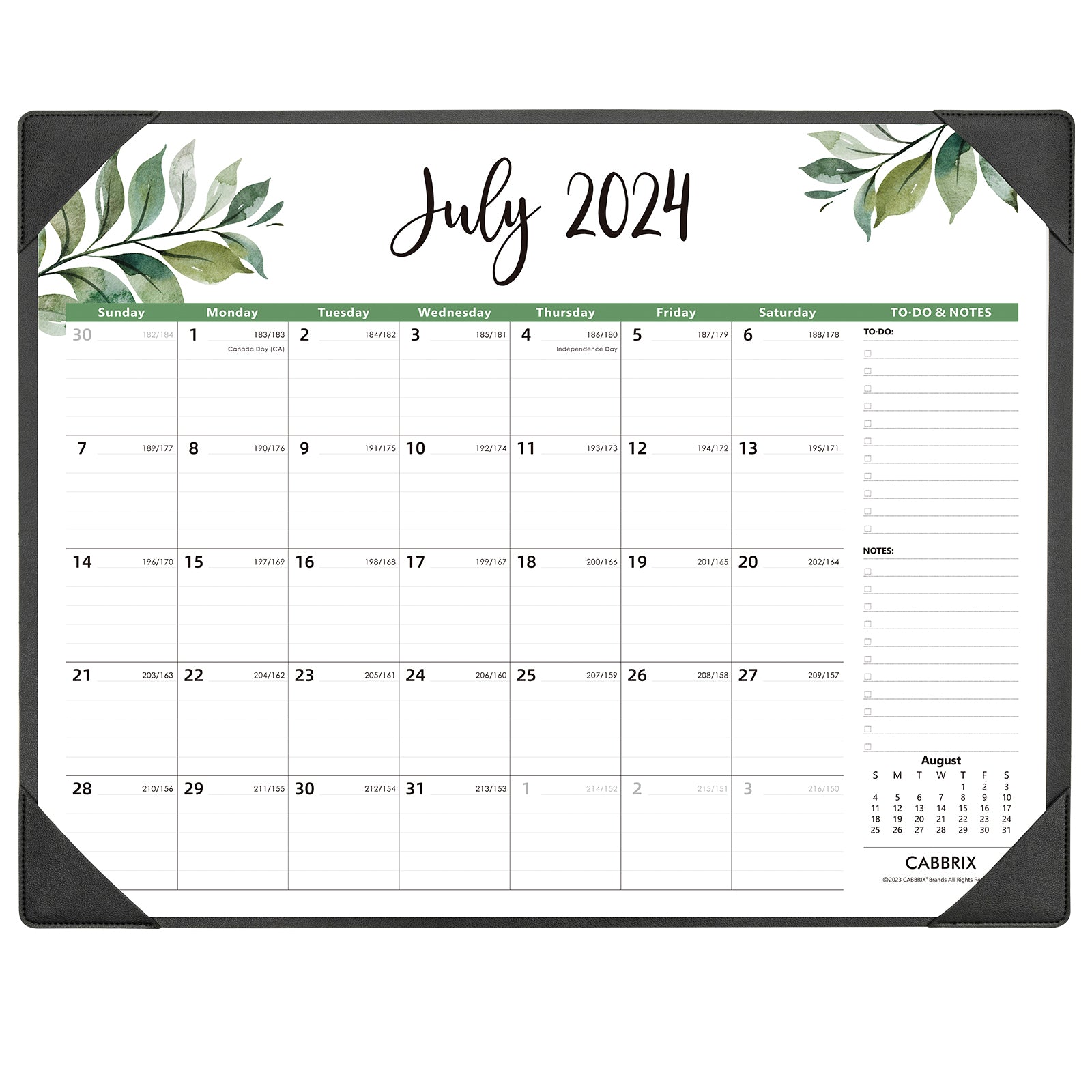 Jul 2024-Dec 2025 Desk Calendar