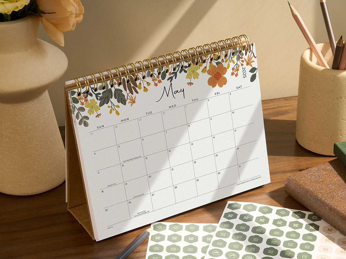 8" × 6" Inches Desk Calendar