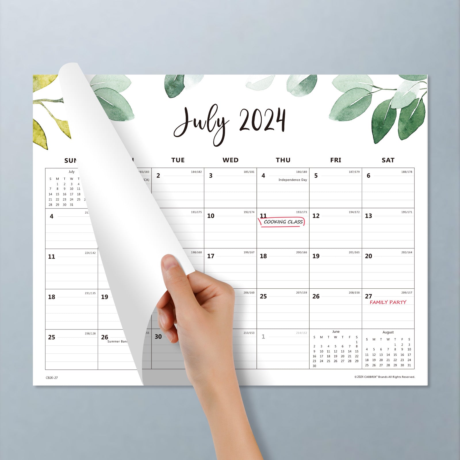 Jul 2024-Dec 2025 Magnetic Calendar