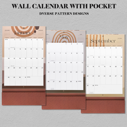 Jul 2024-Jun 2025 Wall Calendar