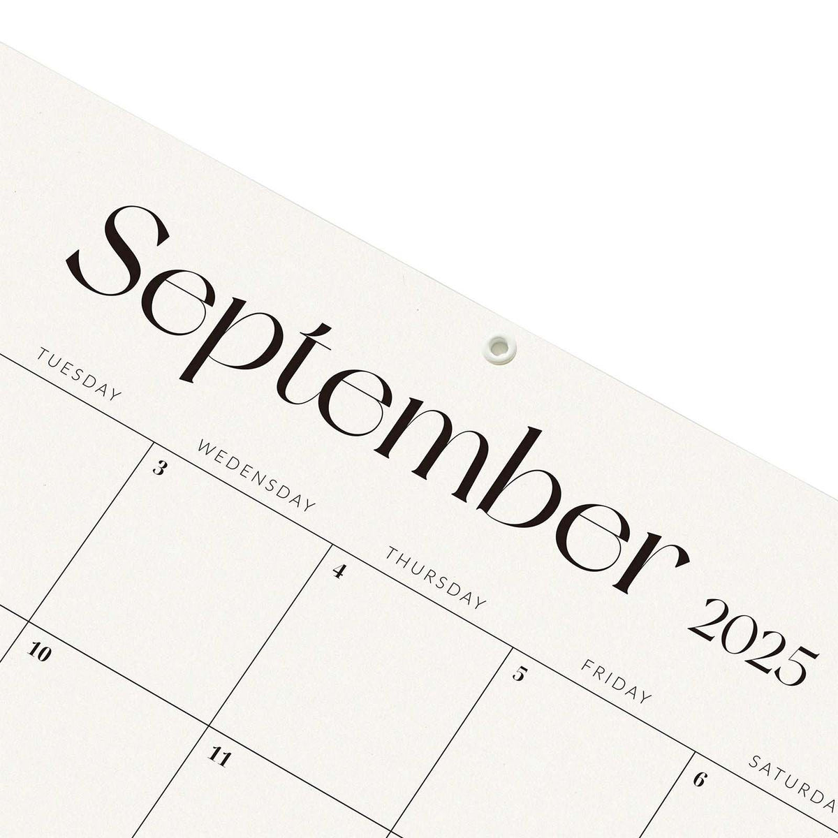Cabbrix® 20252026 Desk Calendar Refills, Simplified Style