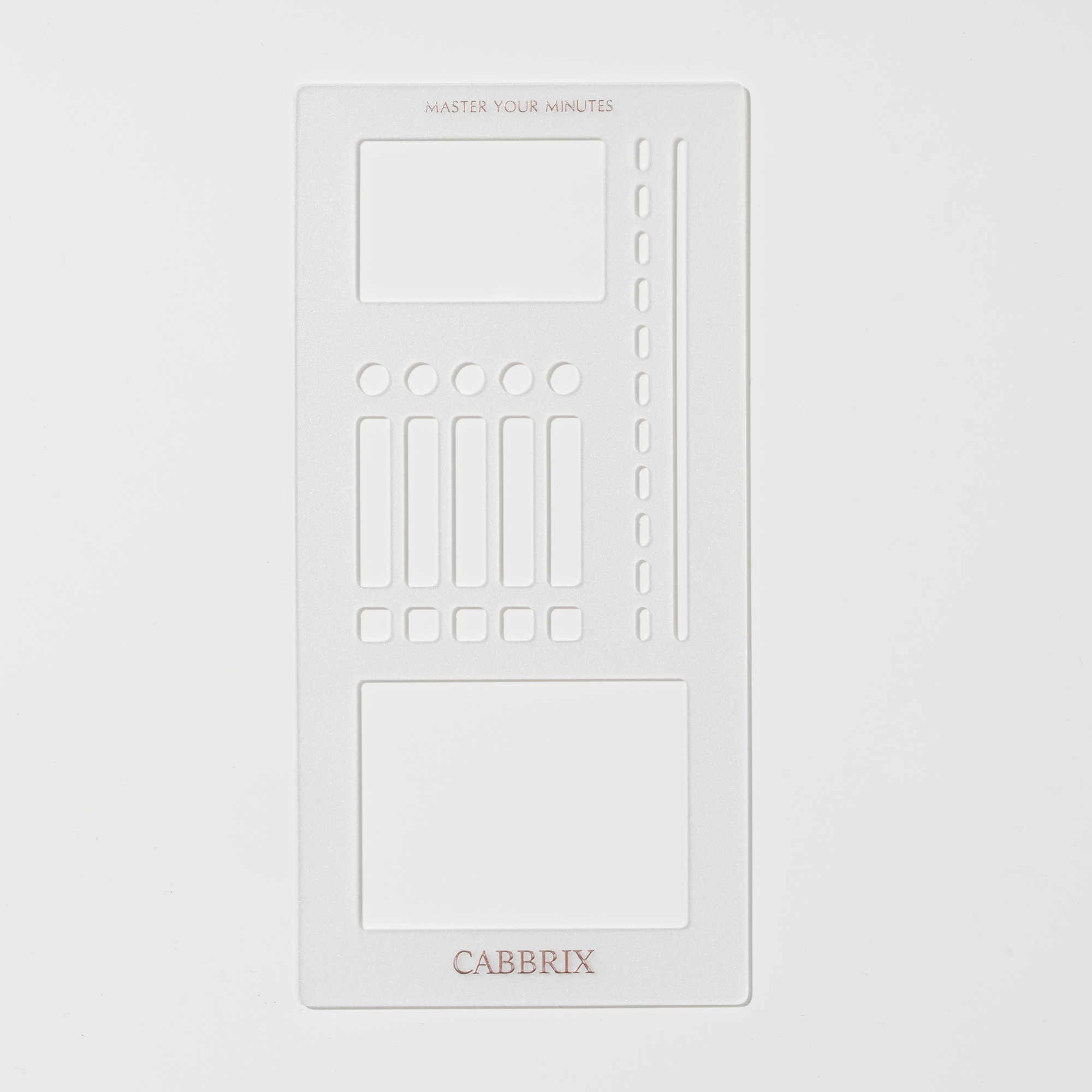 Cabbrix Planner Stencil Set (2pcs)