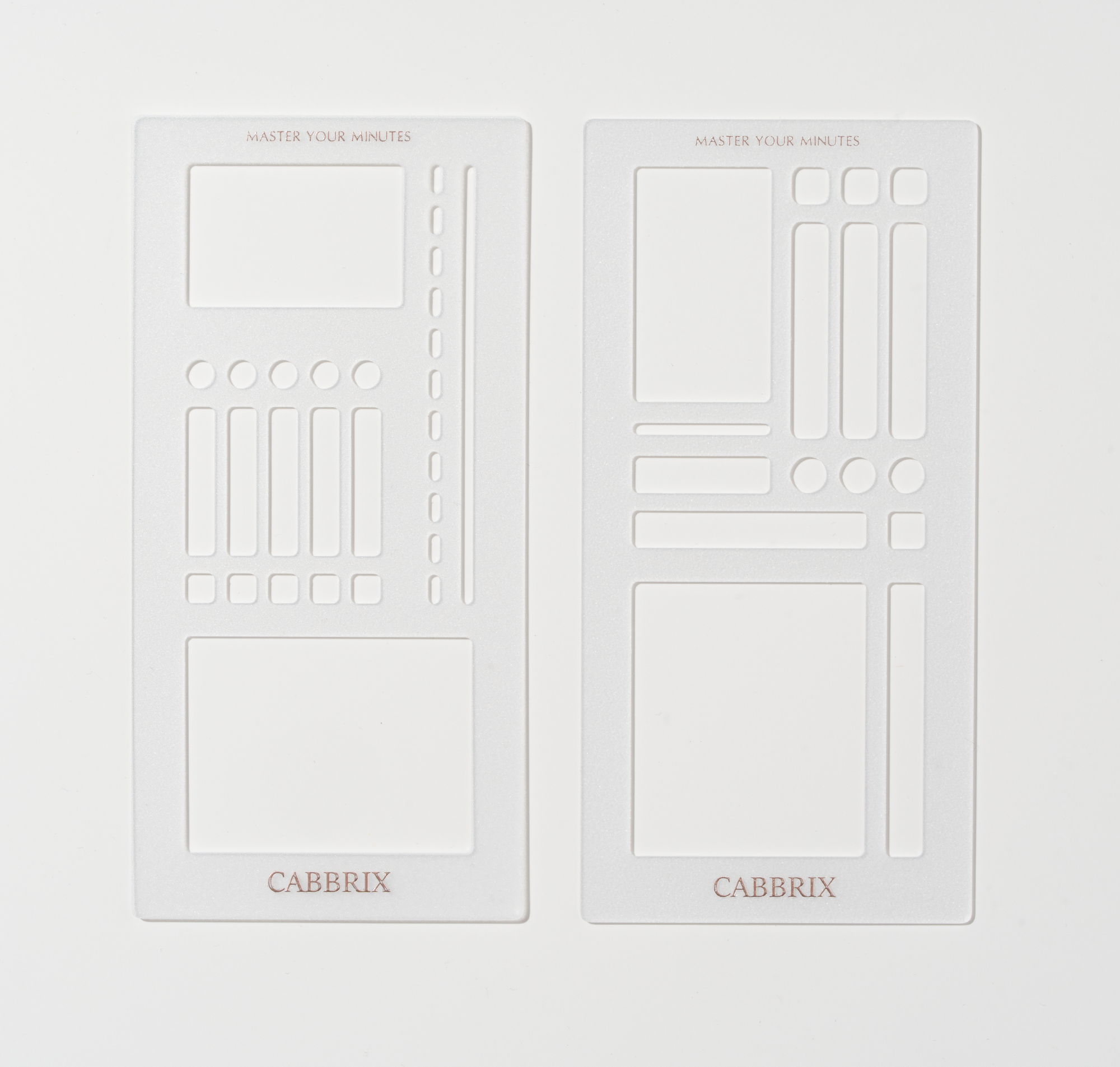 Cabbrix Planner Stencil Set (2pcs)